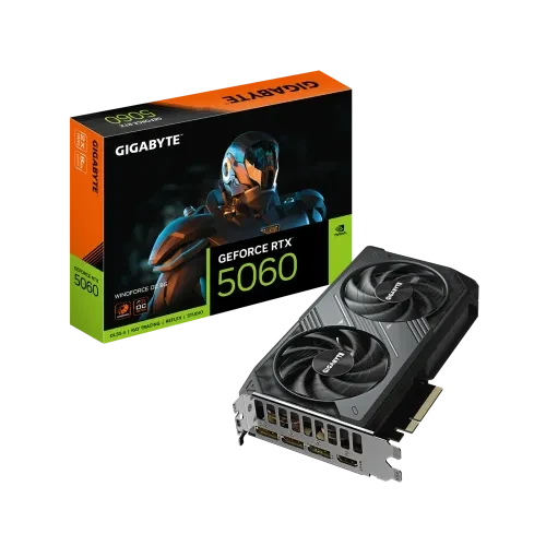 GIGABYTE GeForce RTX 5060 WINDFORCE 8G GDDR7 Graphics Card